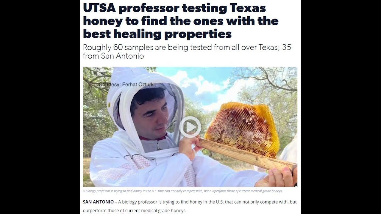 KSAT News - Bioactivity Analysis of Texan Honey